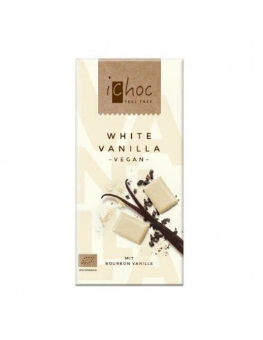 CHOCOLATE BLANCO VAINILLA BIO 80GR ICHOC CHOCOLATE BLANCO VAINILLA BIO 80GR ICHOC