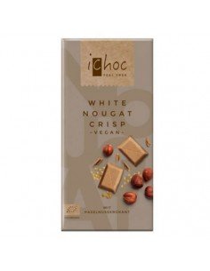 CHOCOLATE BLANCO NOUGAT BIO 80GR ICHOC
