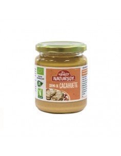 CREMA CACAHUETE SIN SAL BIO 250GR NATURSOY