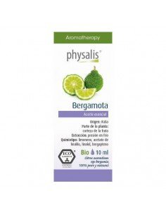 ACEITE ESENCIAL BERGAMOTA BIO 10ML PHYSALIS