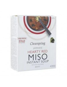 SOPA MISO PICANTE CON ALGAS 4X10GR CLEARSPRING