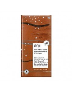 CHOCOLATE NEGRO 62% CACAO FLOR SAL MALLORCA BIO 80GR VIVANI