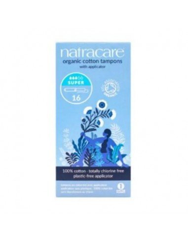 TAMPON SUPER CON APLICADOR 16U NATRACARE