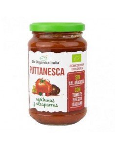 SALSA TOMATE PUTTANESCA BIO 325ML BIO ORGANICA ITALIA