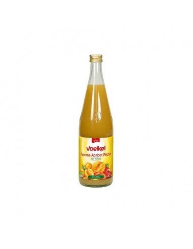 ZUMO MANZANA MELOCOTON Y ALBARICOQUE BIO 700ML VOELKEL