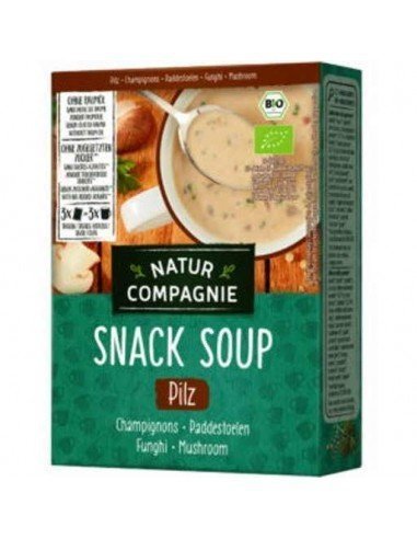 SOPA INSTANTANEA CHAMPIÑONES BIO 3X17GR NATUR COMPAGNIE