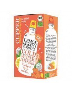 INFUSION FRIA LIMON JENGIBRE CURCUMA BIO 10BOLSAS CUPPER
