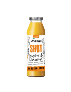 SHOT JENGIBRE Y CURCUMA BIO 280ML VOELKEL