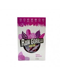 GRANOLA KETO FRAMBUESA BIO 250GR RAW GORILLA
