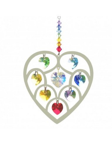 CRISTAL CORAZON 7 CHAKRAS