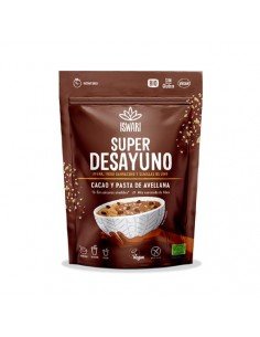 SUPER DESAYUNO CACAO Y PASTA DE AVELLANA BIO 360GR ISWARI