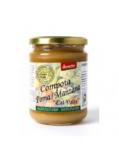 COMPOTA MANZANA BIO 450GR CAL VALLS