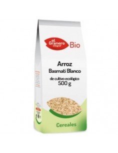 ARROZ BASMATI BLANCO BIO 500GR EL GRANERO