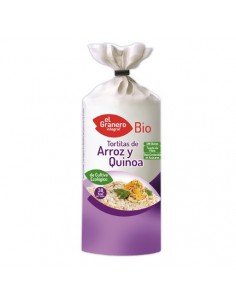 TORTITAS ARROZ Y QUINOA BIO 120GR EL GRANERO