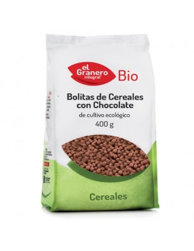 BOLITAS CEREALES CON CHOCOLATE BIO 300GR EL GRANERO