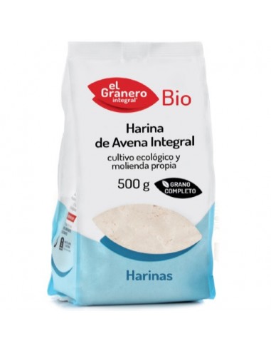 HARINA AVENA INTEGRAL BIO 500GR EL GRANERO