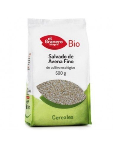 SALVADO AVENA FINO BIO 500GR EL GRANERO