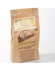 HARINA ESPELTA BLANCA BIO 1KG BIOARTESA