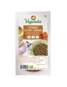VEGEBURGUER SEITAN Y ZANAHORIA BIO 160GR VEGETALIA