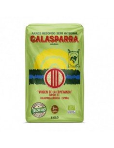 ARROZ REDONDO SEMI INTEGRAL CALASPARRA BIO 1KG BIOCOP