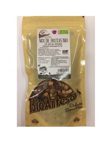 MIX FRUTAS DESHIDRATADAS BIO 200GR BIOARTESA