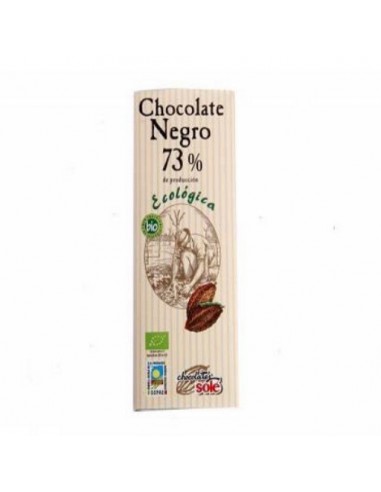 CHOCOLATINA NEGRO 73% BIO 25GR SOLE