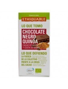 CHOCOLATE NEGRO C/QUINOA INFLADA BIO 100GR ETHIQUABLE