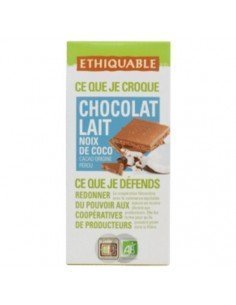 CHOCO LECHE COCO BIO 100GR ETHIQUABLE