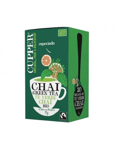 CHAI GREEN TEA BIO 20BOL CUPPER