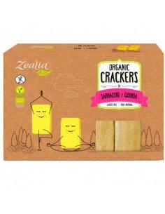 CRAKERS SARRACENO Y QUINOA BIO 120GR ZEALIA