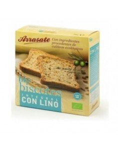 BISCOTE INTEGRAL LINO BIO 270GR ARRASATE