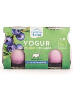 YOGUR CABRA CON ARANDANOS BIO 2X125GR EL CANTERO DE LETUR