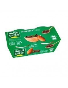POSTRE ALMENDRA CHOCOLATE BIO 2X125GR NATURGREEN