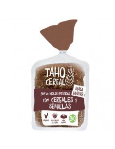 PAN MOLDE INTEGRAL CEREALES Y SEMILLAS BIO 400GR TAHO