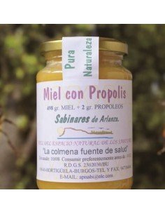 MIEL CON PROPOLEO 1/2KG SABINAR