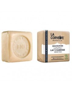 JABON PASTILLA LECHE DE BURRA BIO 100GR LA CORVETTE