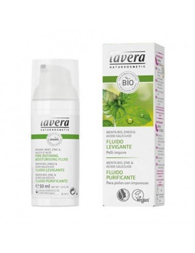 FLUIDO HIDRATANTE PURIFICANTE ACIDO SALC & MENTA BIO 50ML LAVERA