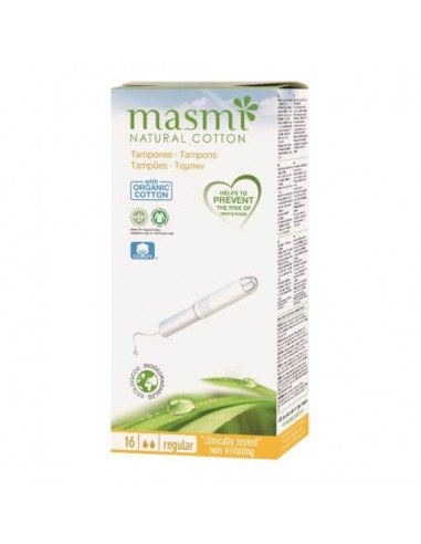 TAMPONES CON APLICADOR REGULAR 16U MASMI