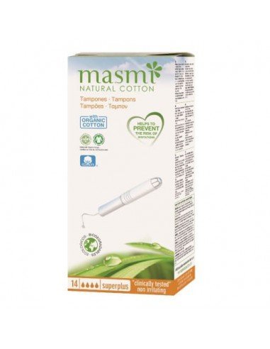 TAMPONES CON APLICADOR  SUPER PLUS 14U MASMI